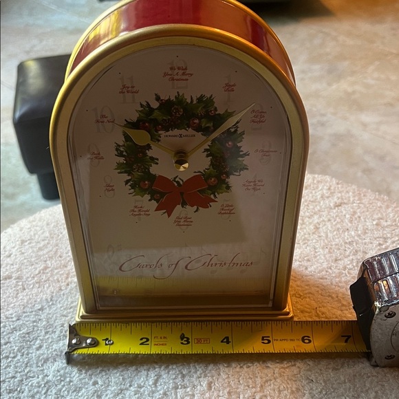 Howard Miller Carols of Christmas Musical Clock 🕰️ NWOT - Picture 15 of 16